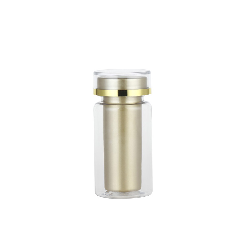 PET Acrylic-Look Cosmetic Supplement Bottle 120ml