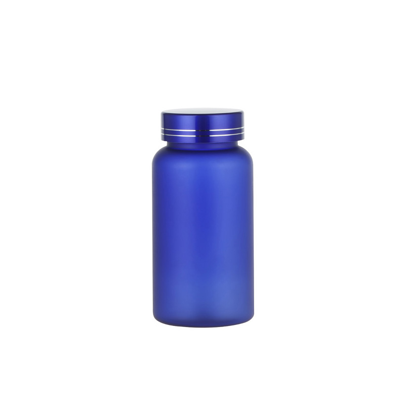 Slim Metal-Look Supplement Bottle 150cc