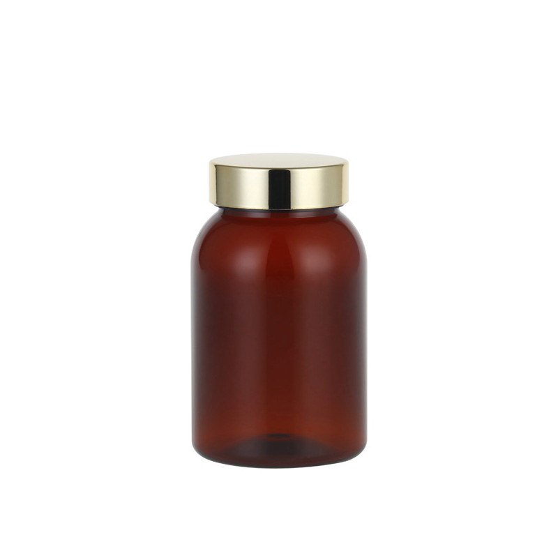 PET Metal-Look Supplement Bottle 200cc