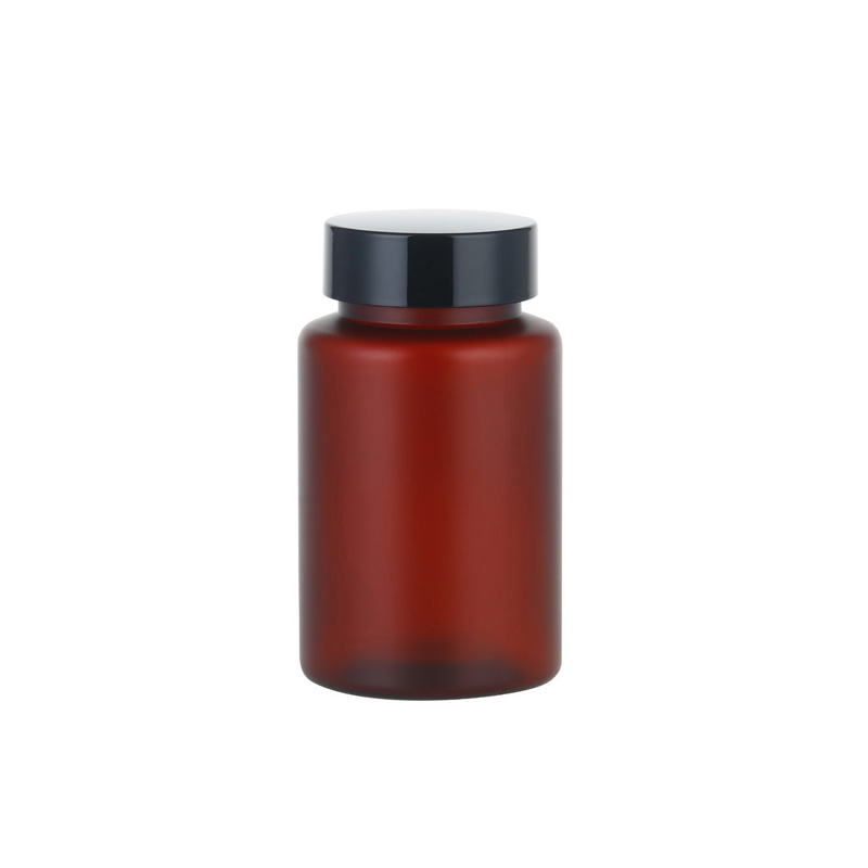 PET Amber Snap-Fit Supplement Bottle 150ml