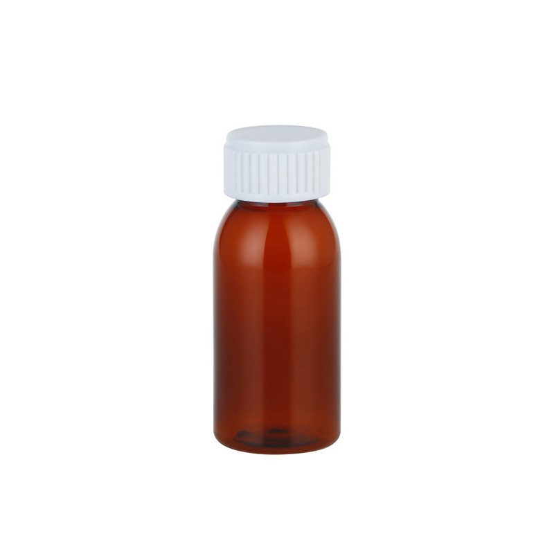 Amber Syrup Bottle for Supplement 60ml