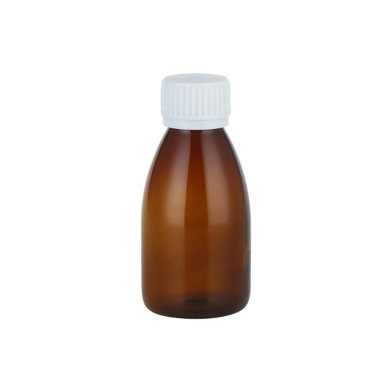 Amber Medicine Bottle for Syrup 110ml