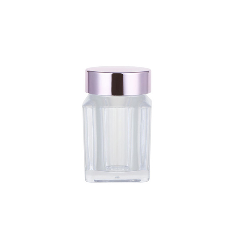 Square Acrylic Capsule Bottle 40ml